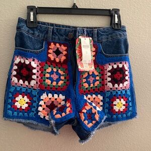 Farm Rio jean shorts